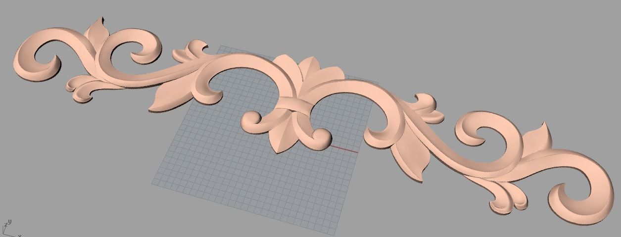 3D carved model furniture 3D design used for artcam aspire E830 3D model_1