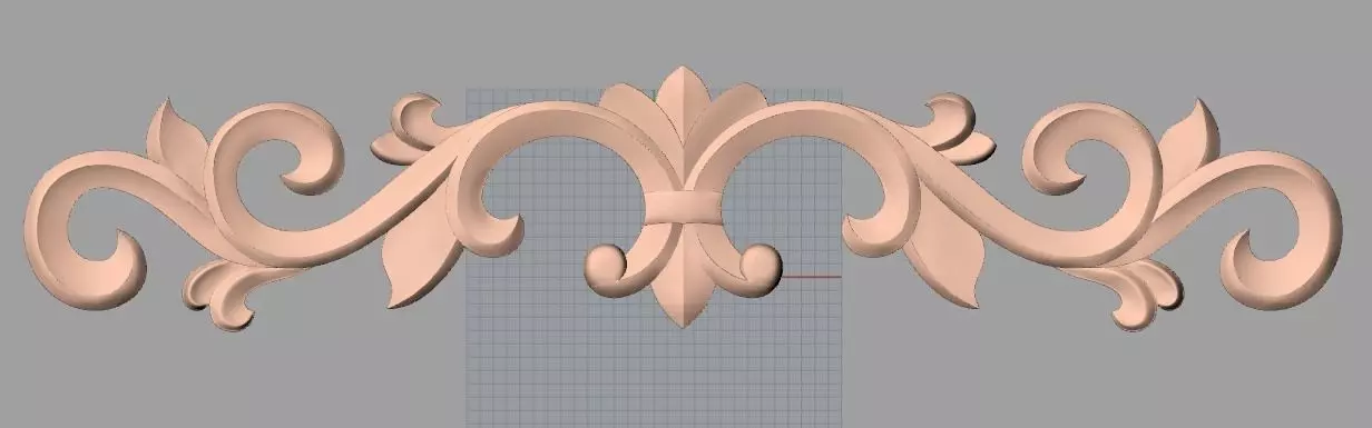 3D carved model furniture 3D design used for artcam aspire E830 3D model_0