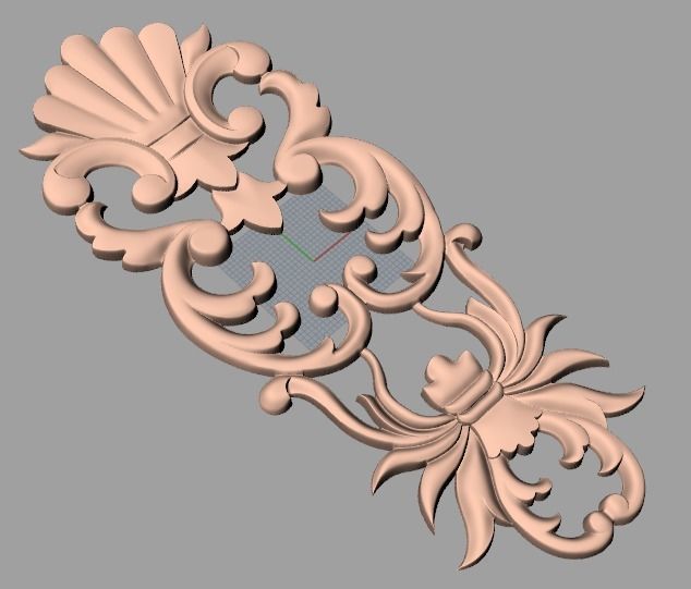 3D carved model furniture 3D design used for artcam aspire E815 3D model_1