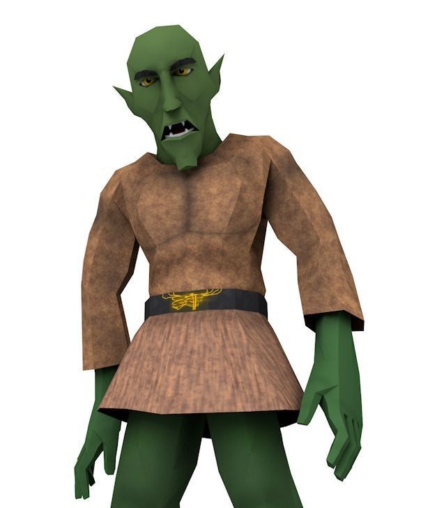 Low-Poly Fantasy Hero and Orcs Low-poly 3D model_5