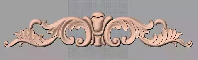 3D carved model furniture 3D design used for artcam aspire E809