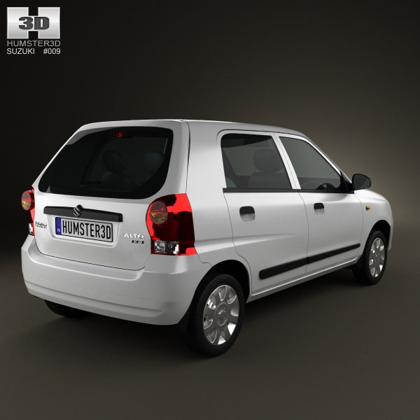 Suzuki Maruti Alto K10 2012 3D Model .max .obj .3ds .fbx .c4d .lwo .lw