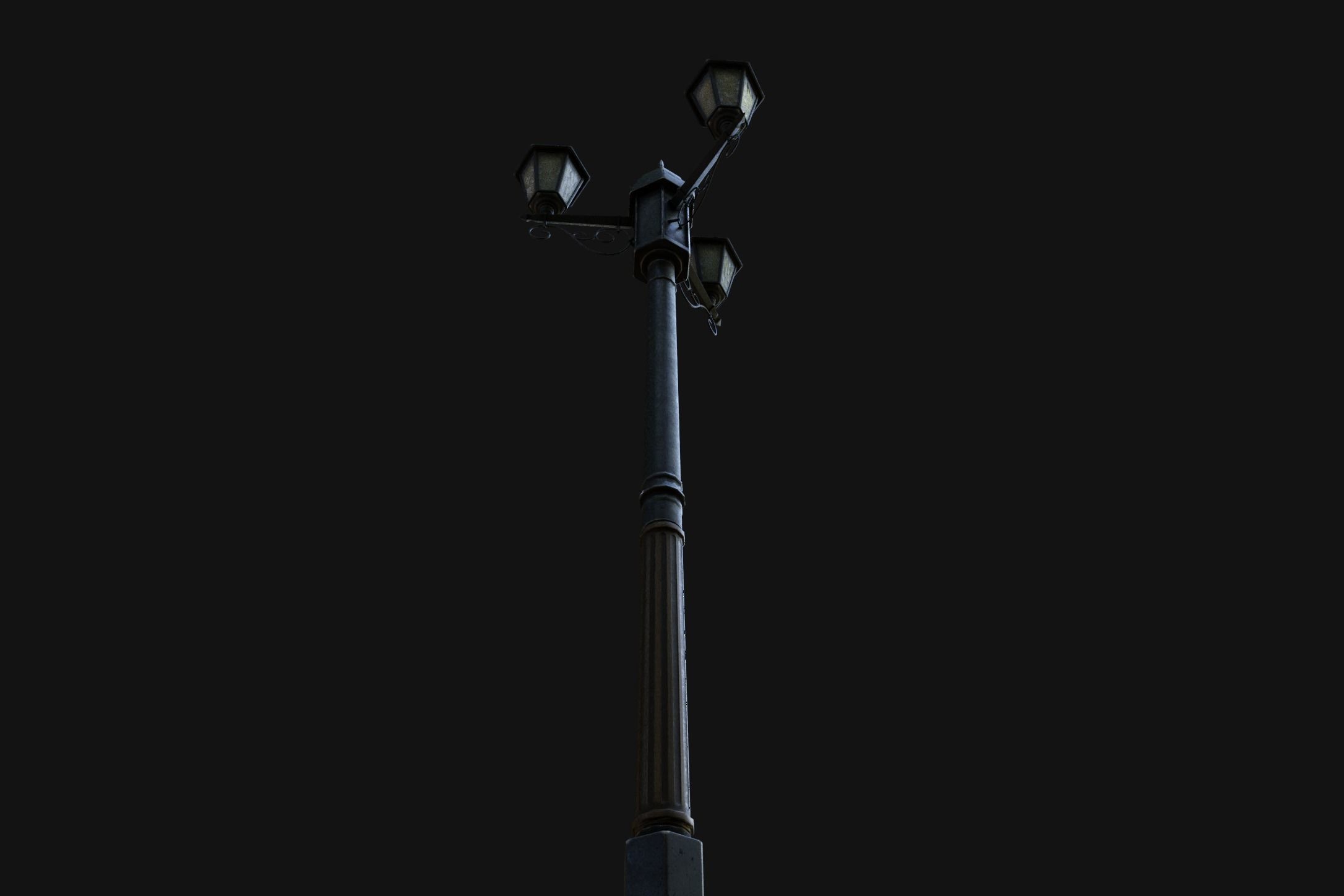 Street Lamp Low-Poly 3d model Low-poly 3D model_4