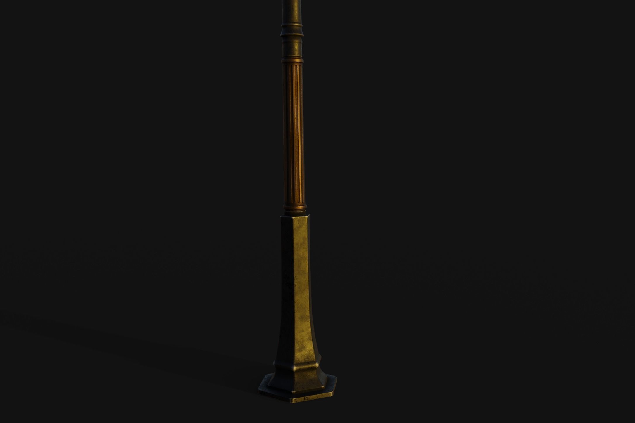 Street Lamp Low-Poly 3d model Low-poly 3D model_7