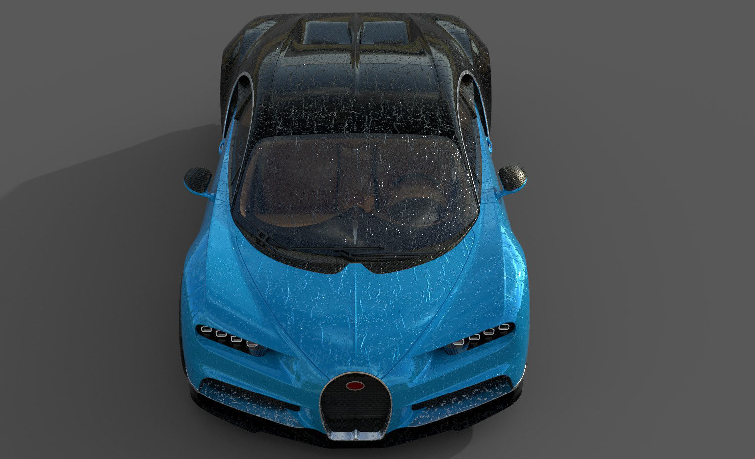 Bugatti Chiron Pack for Unity Low-poly 3D model_13