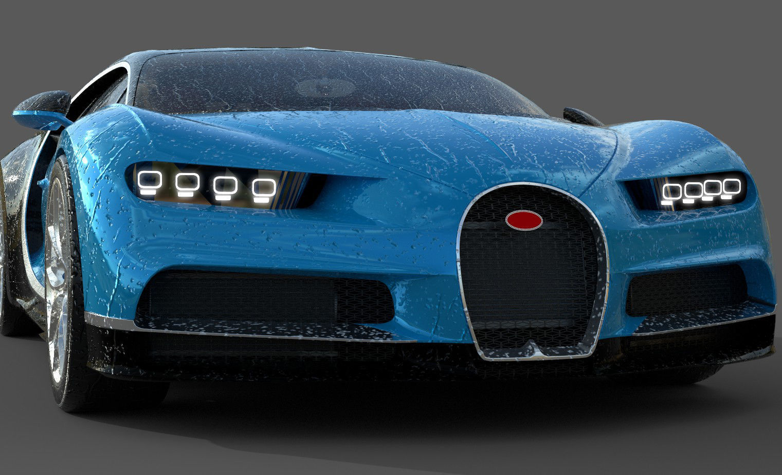 Bugatti Chiron Pack for Unity Low-poly 3D model_14