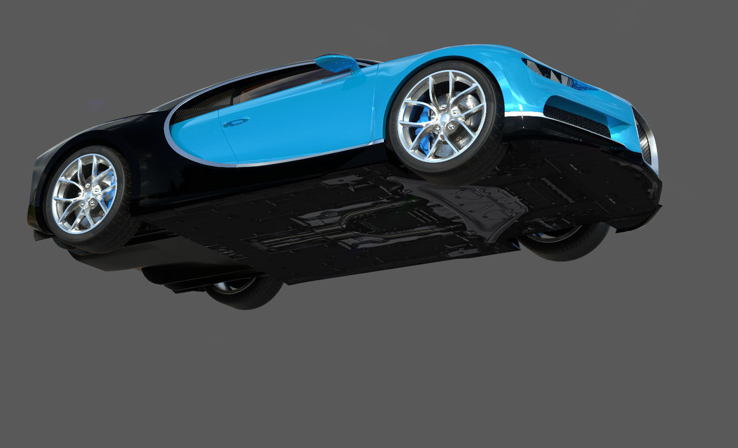 Bugatti Chiron Pack for Unity Low-poly 3D model_15