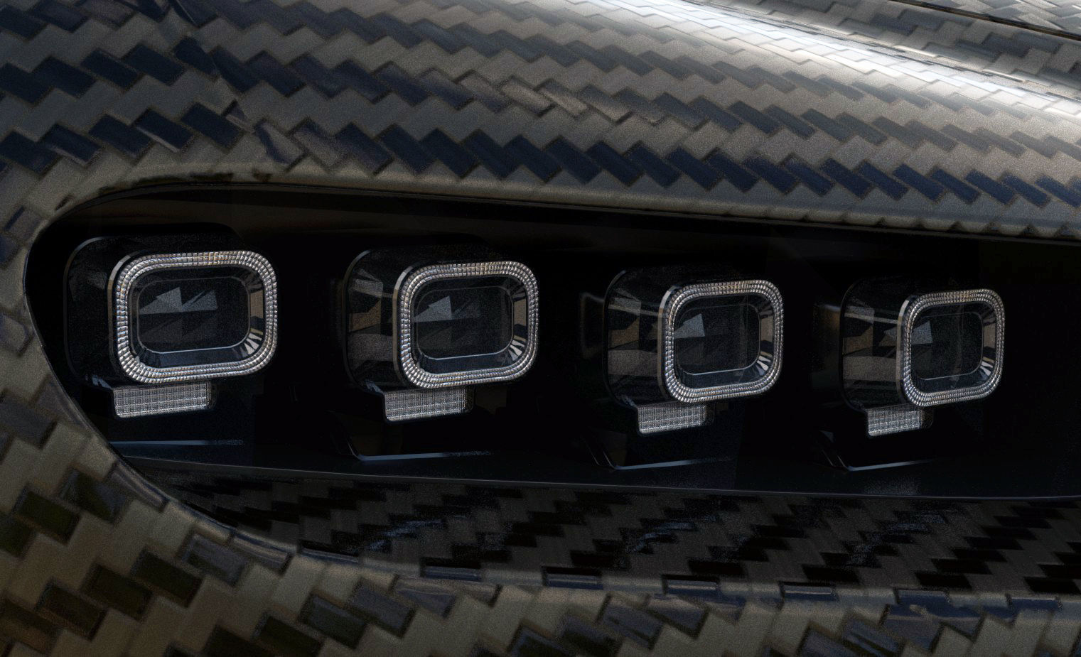 Bugatti Chiron Pack for Unity Low-poly 3D model_19