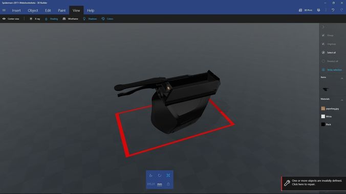 homecoming web shooting 3D model
