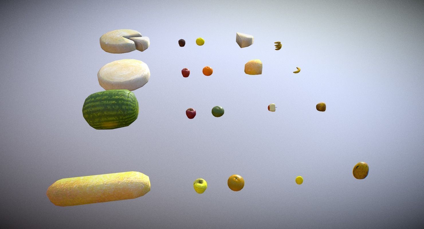 The Food Pack - The Marquis Collection Low-poly 3D model_3