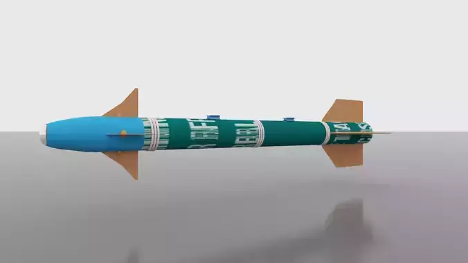 Aim -Sidewinder Missile 3D model