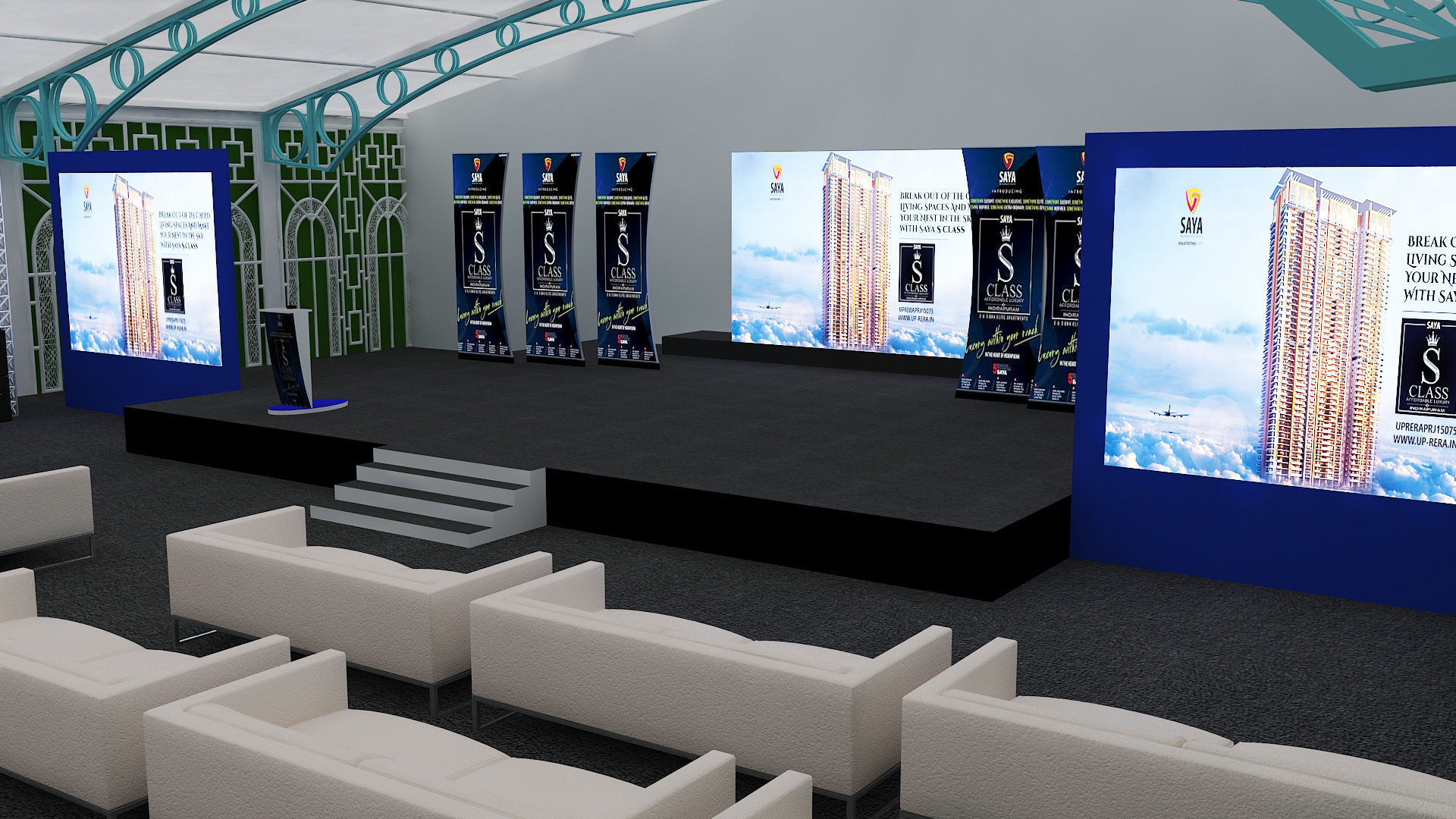 Exhibition Hanger 3d Model Design 3D model_4