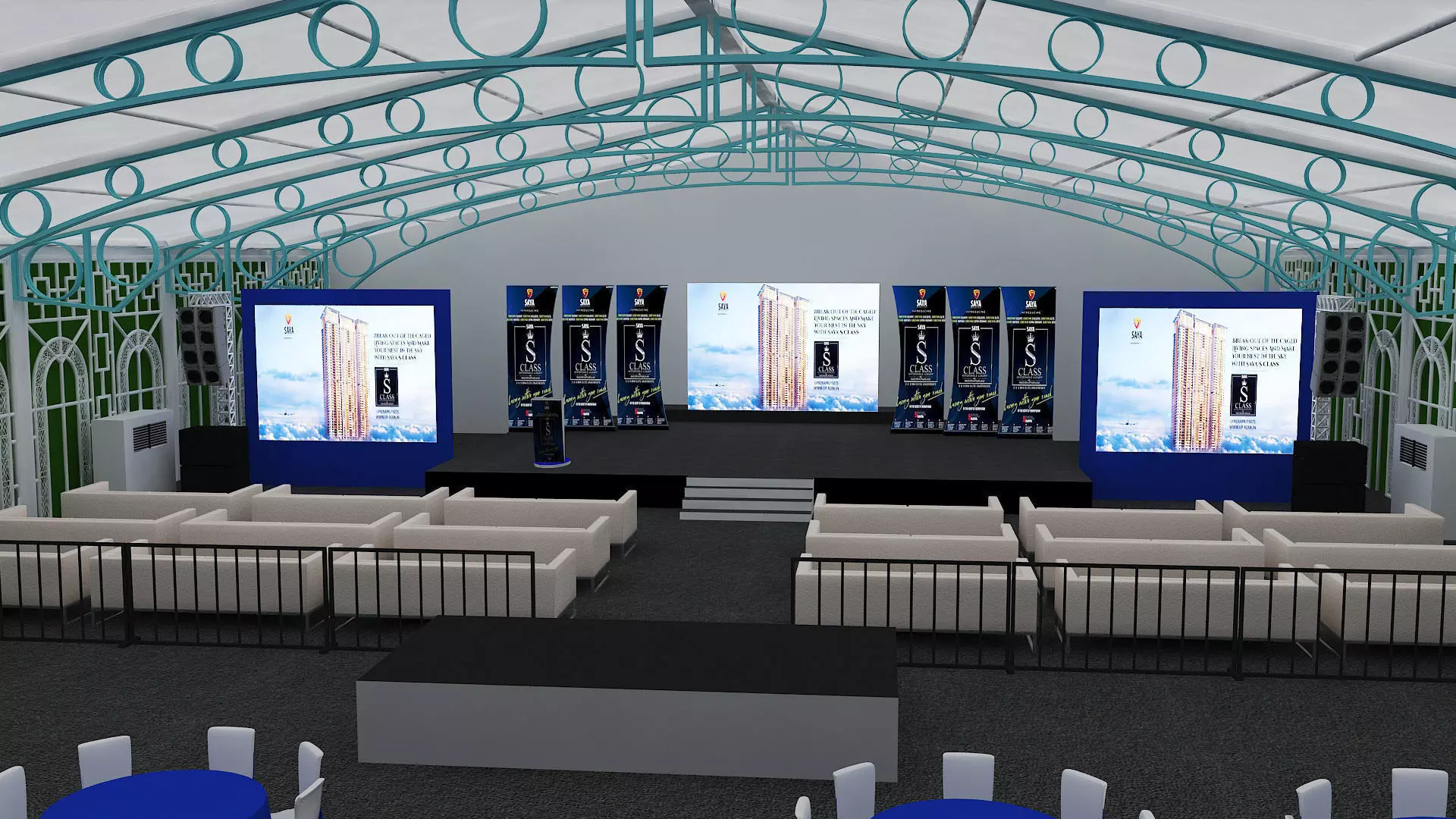 Exhibition Hanger 3d Model Design 3D model_0