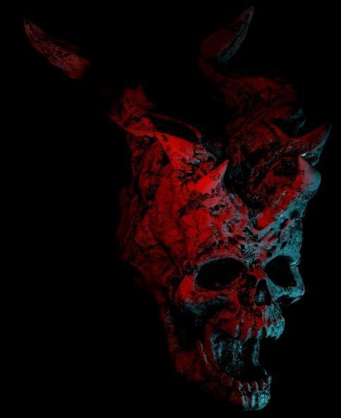 Copper Skull 3D model_12