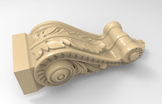 Carved CNC 3D print model 3D print model