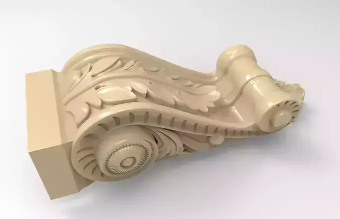 Carved CNC 3D print model 3D print model