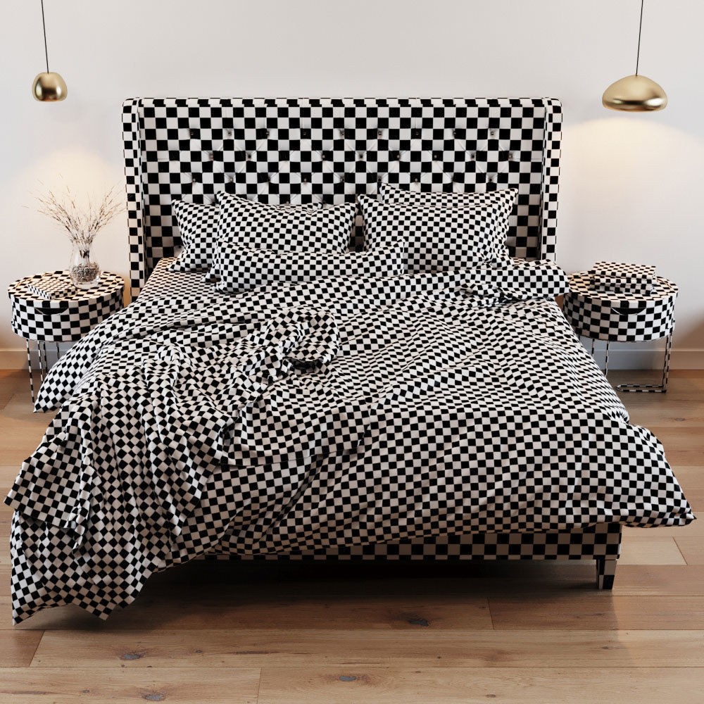 Bed - Rooma soft bedside - cosmorelax 3D model_6