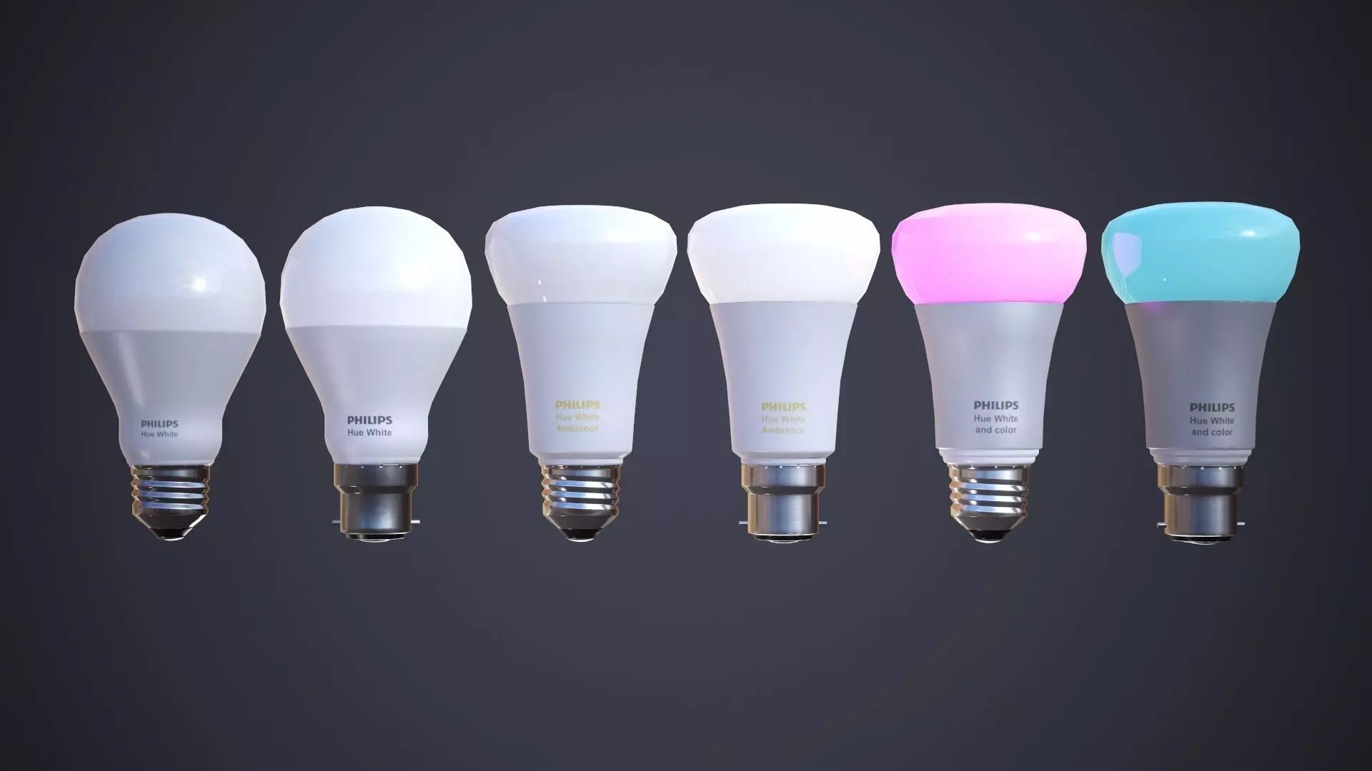 Philips Hue Led Low-poly 3D model