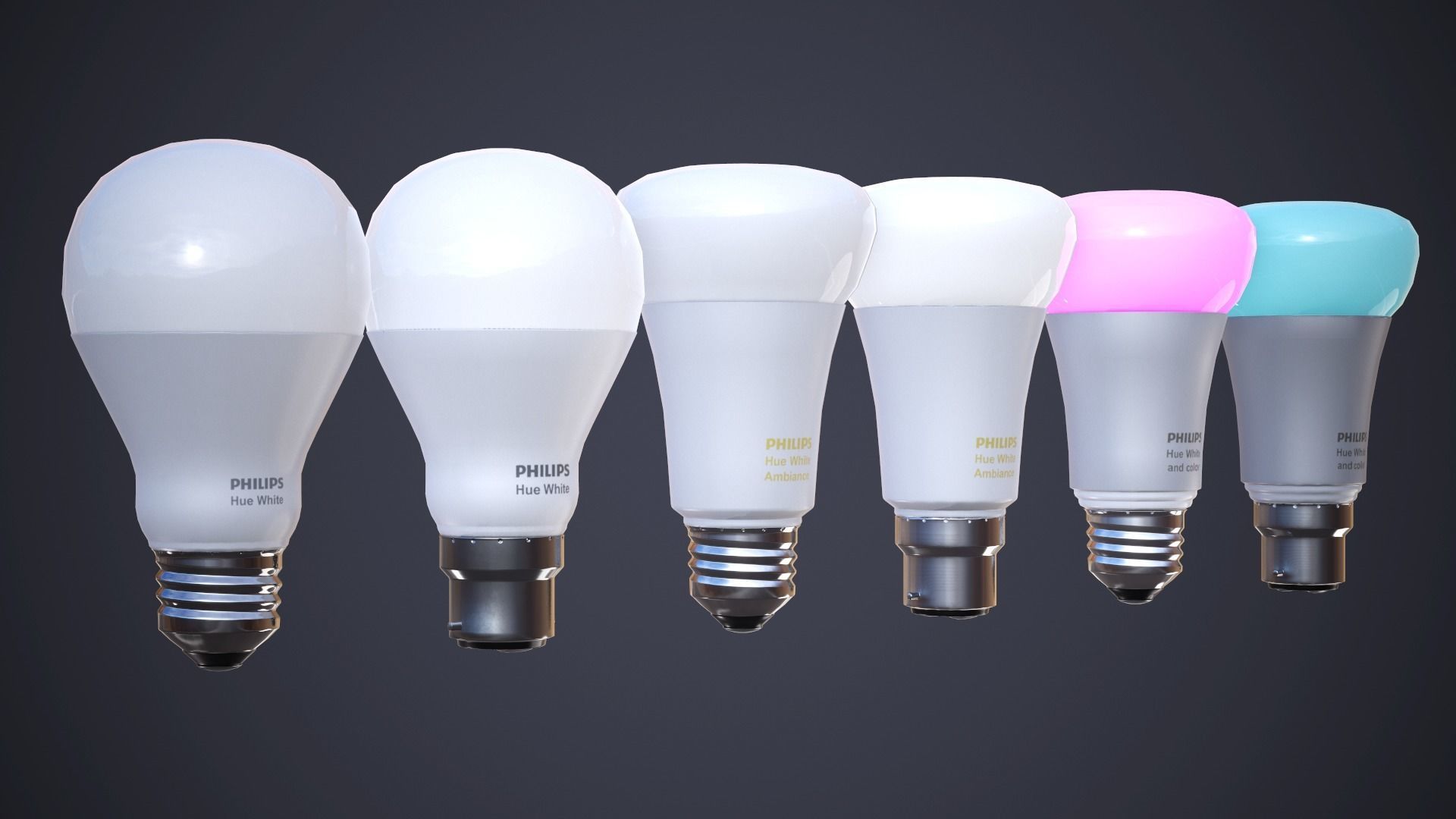 Philips Hue Led Low-poly 3D model