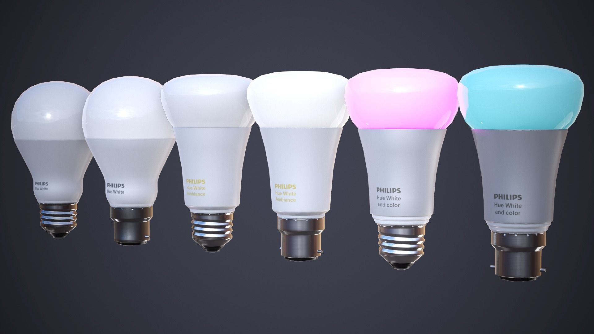 Philips Hue Led Low-poly 3D model