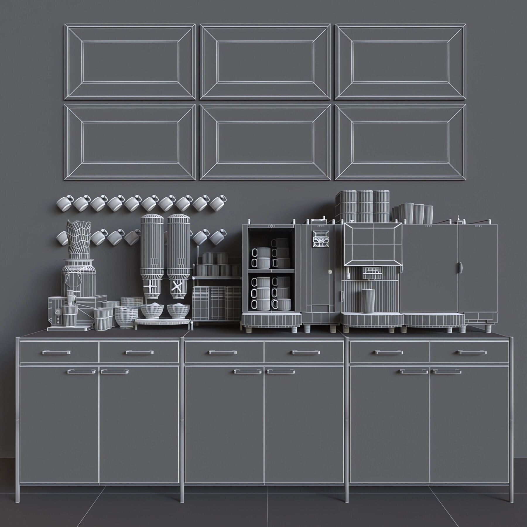 FRANKE FoamMaster 850 black and Casselin 3D model_6