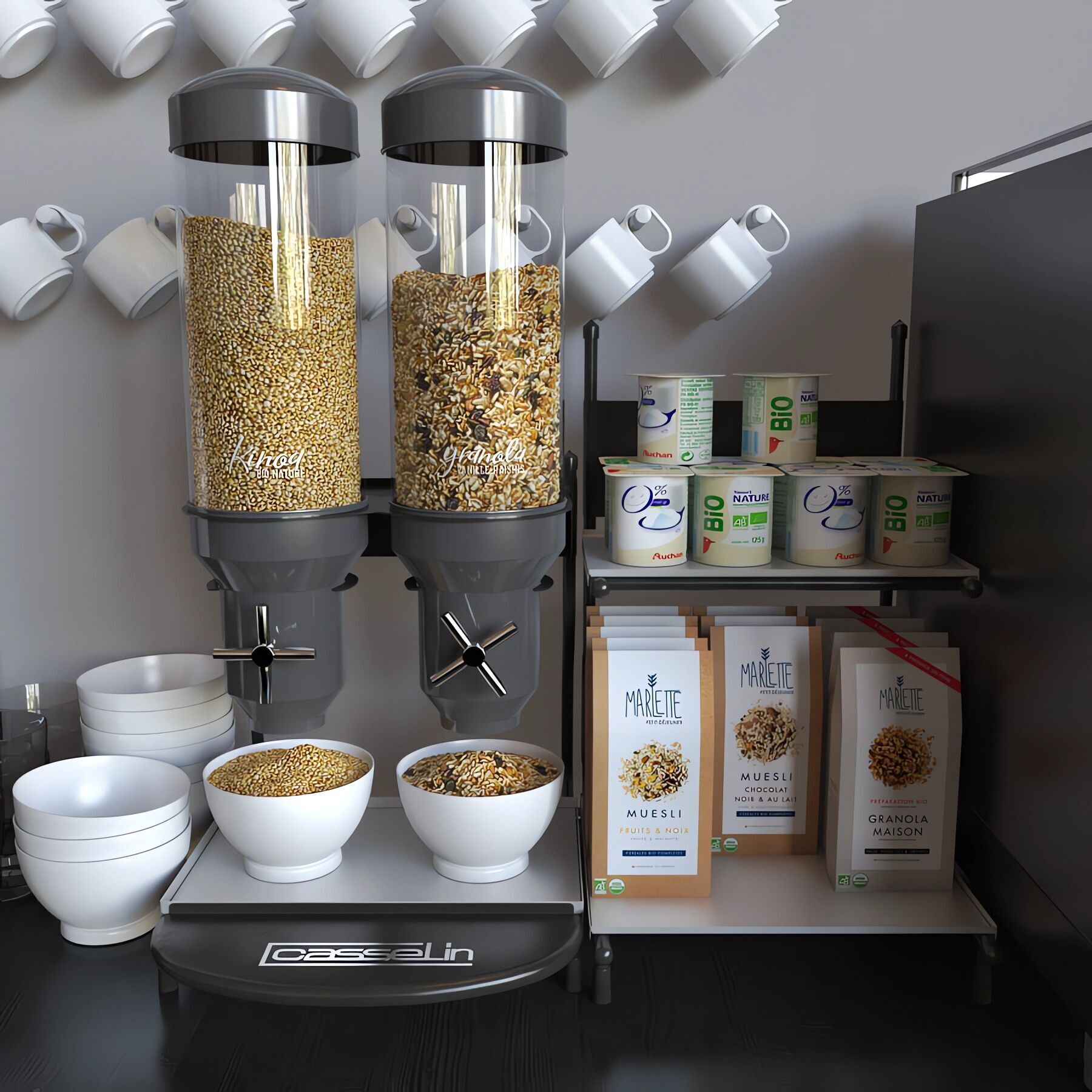 FRANKE FoamMaster 850 black and Casselin 3D model_2