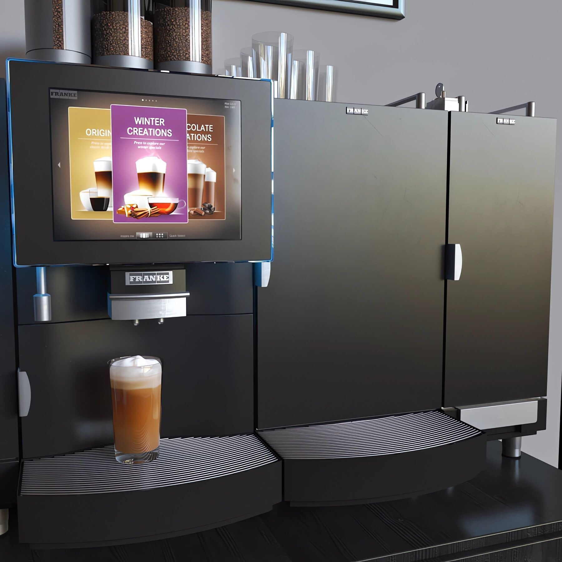 FRANKE FoamMaster 850 black and Casselin 3D model_5