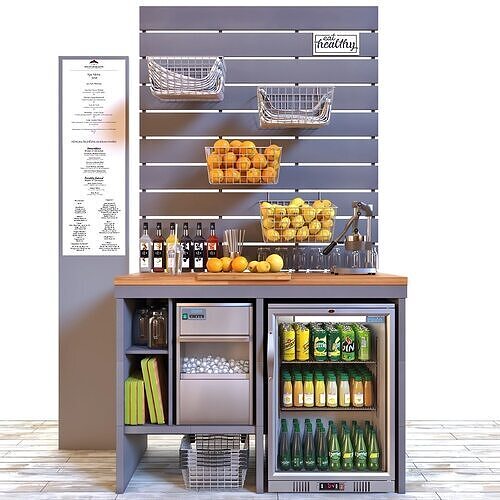Juice Bar 03 3D model