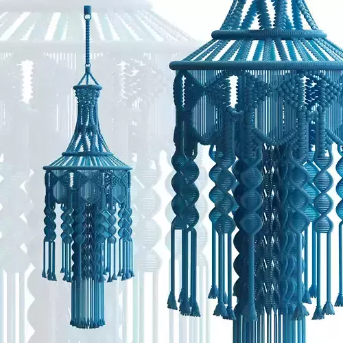 Chandelier macrame