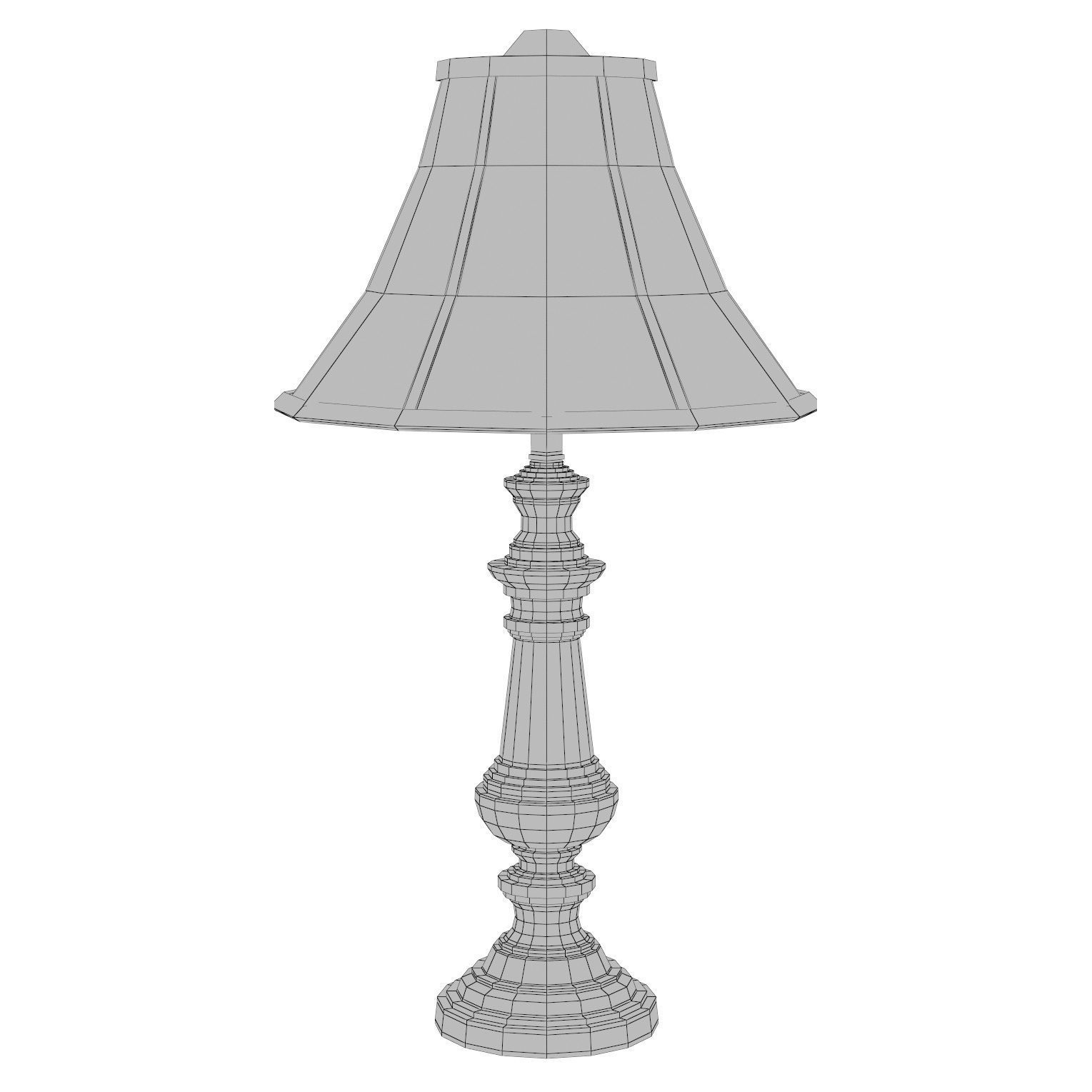Marmon 32 Table Lamp with Shade ANDO2975 3D model_1