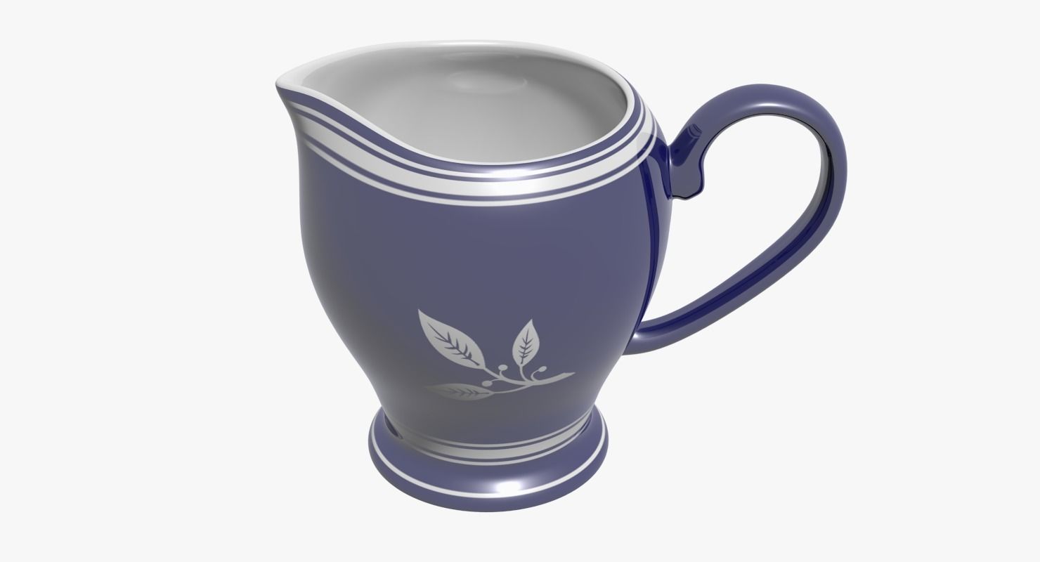 Milk Jug Low-poly 3D model_2