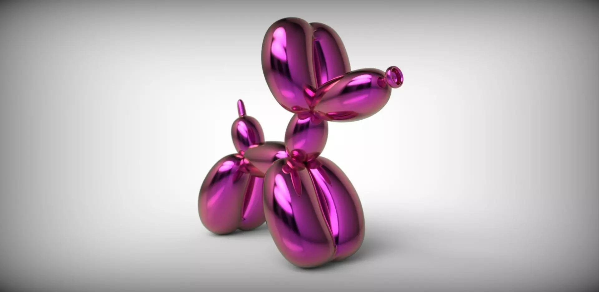 Jeff Koons Baloon Dog 3D print model_0