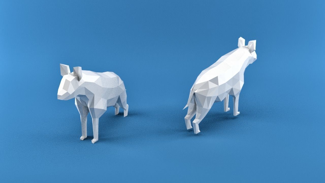 Low Poly Animals Africa Edition Low-poly 3D model_6