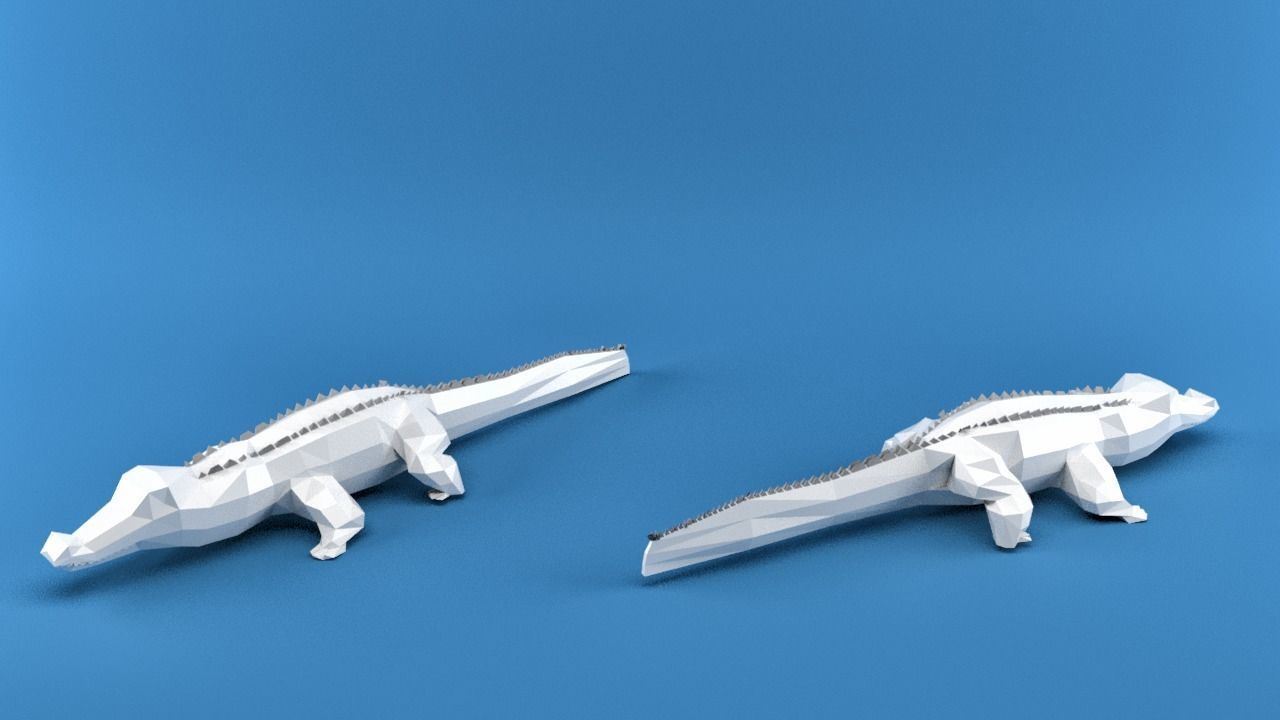 Low Poly Animals Africa Edition Low-poly 3D model_5