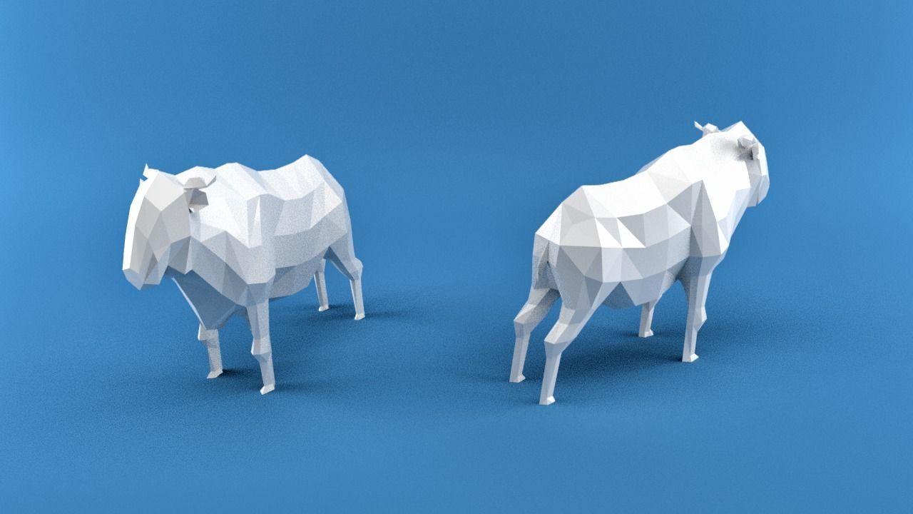 Low Poly Animals Africa Edition Low-poly 3D model_10