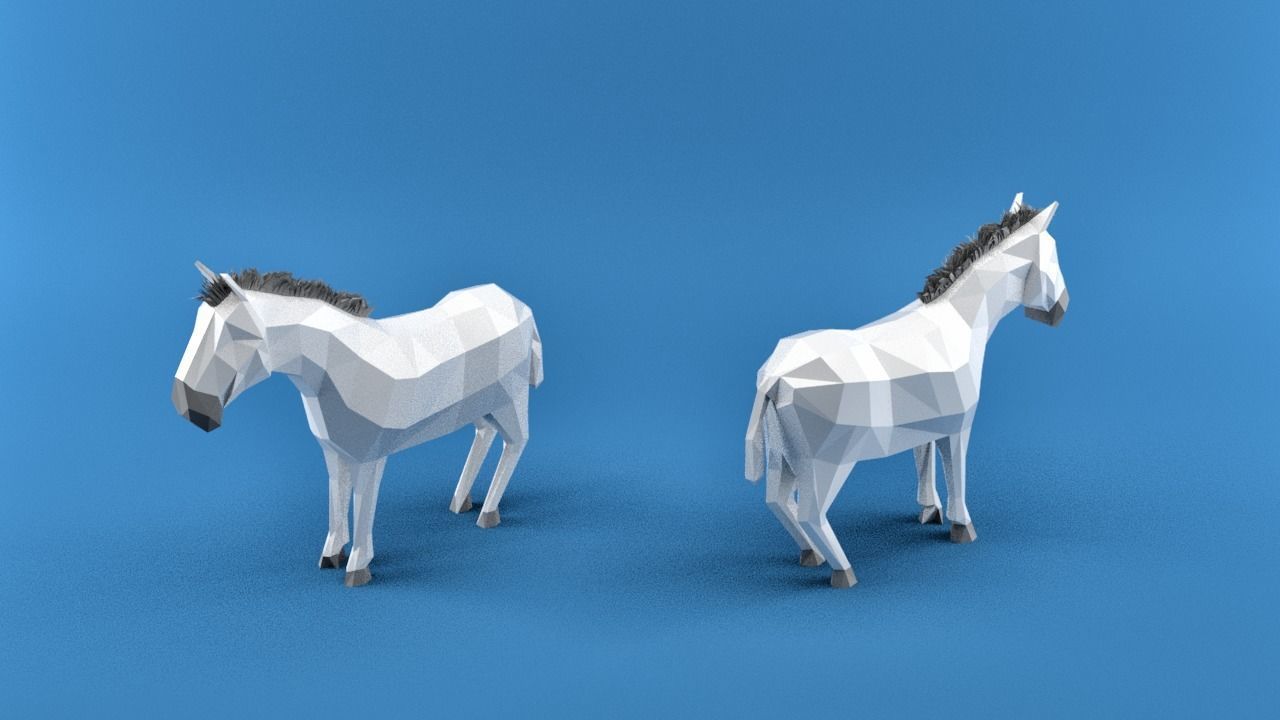 Low Poly Animals Africa Edition Low-poly 3D model_11