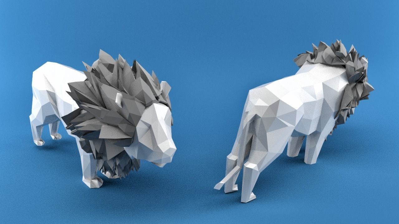 Low Poly Animals Africa Edition Low-poly 3D model_1