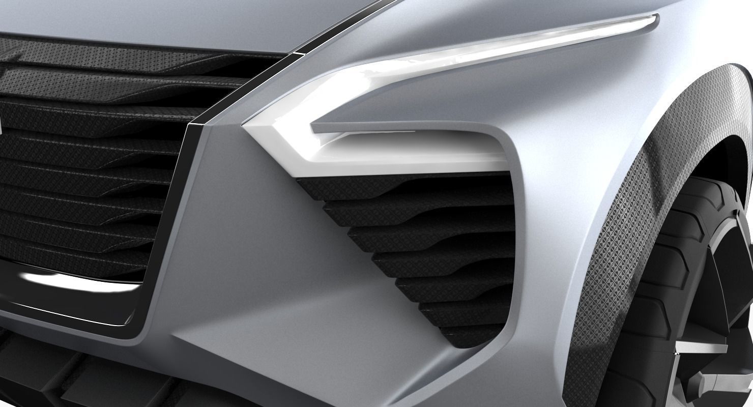 Nissan Xmotion Concept 3D model_5