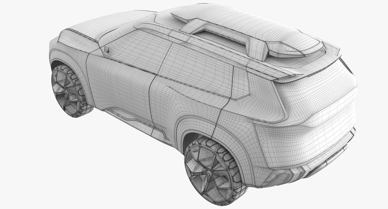 Nissan Xmotion Concept 3D model_12