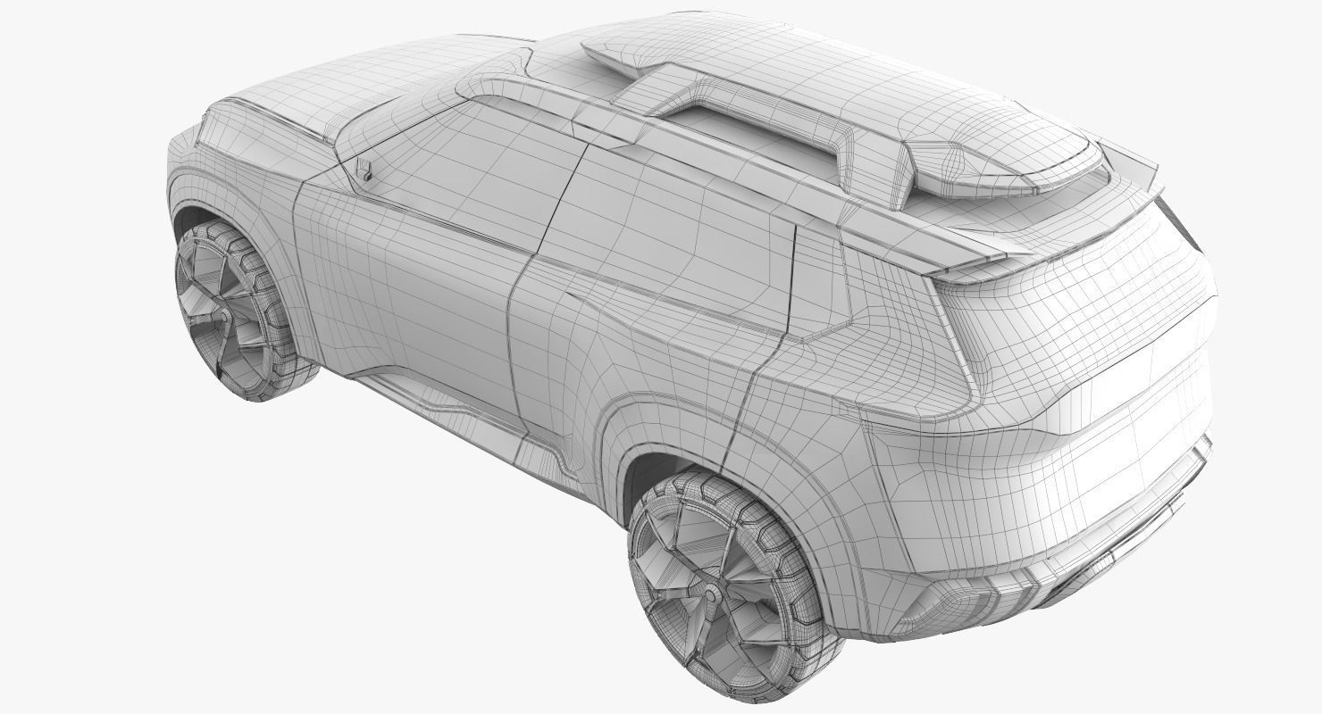 Nissan Xmotion Concept 3D model_11