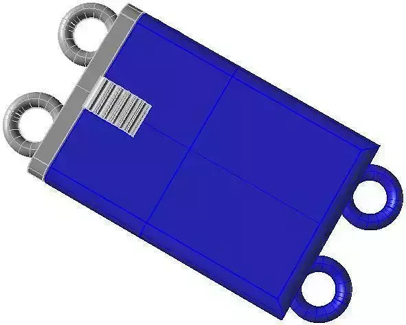 Box claps - library techique 3D for the conception of jewels 3D print model