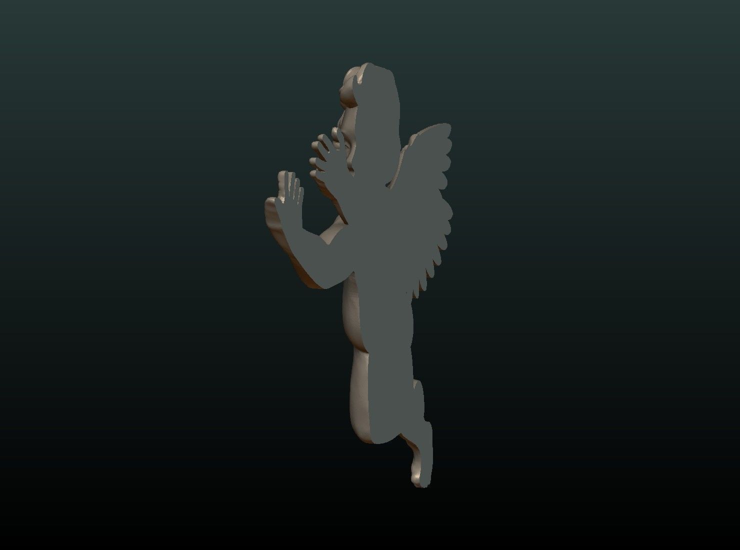 Print ready Cherub 3D print model_4