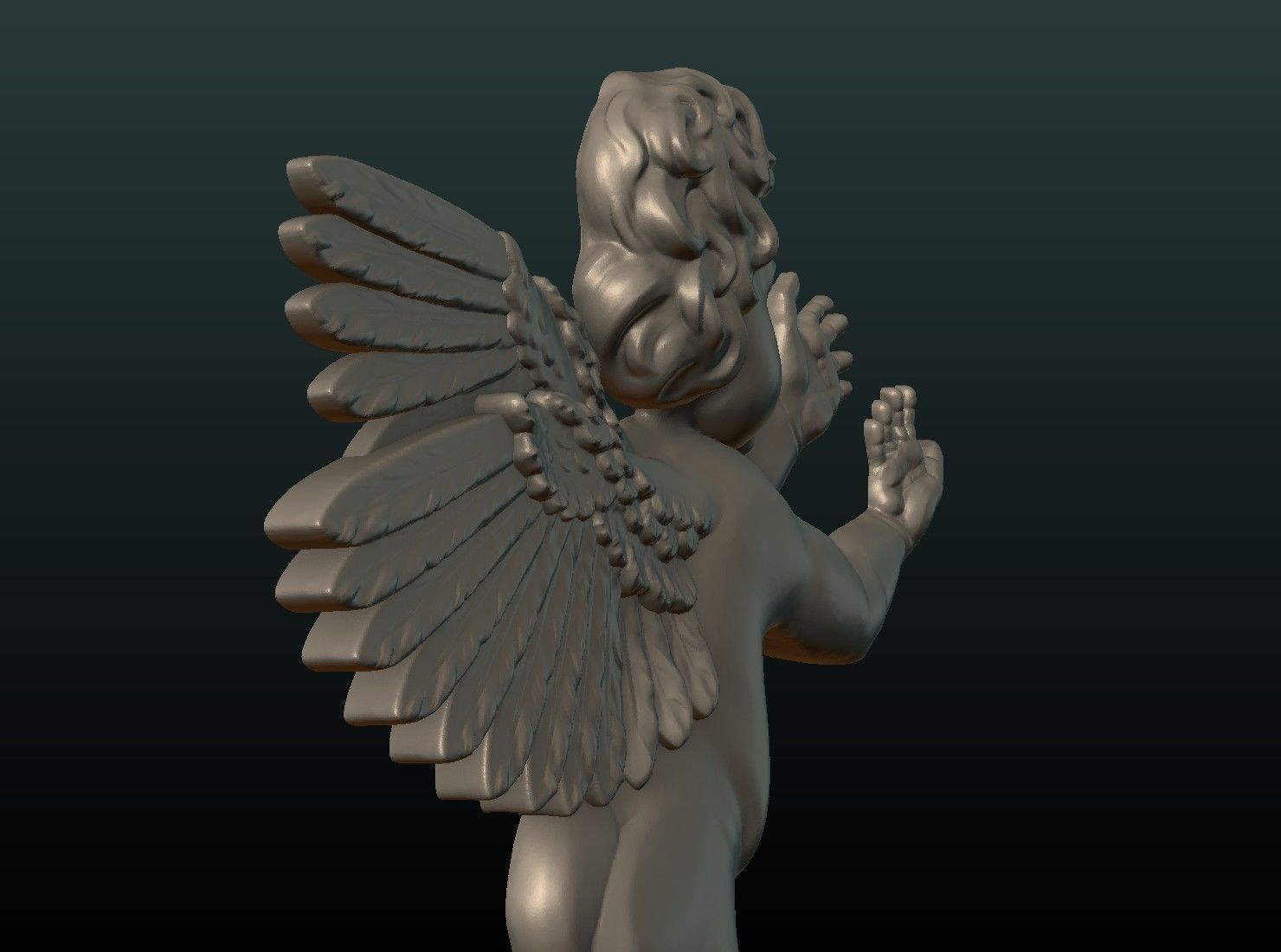 Print ready Cherub 3D print model_8