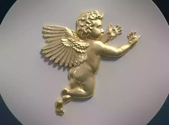 Print ready Cherub 3D print model