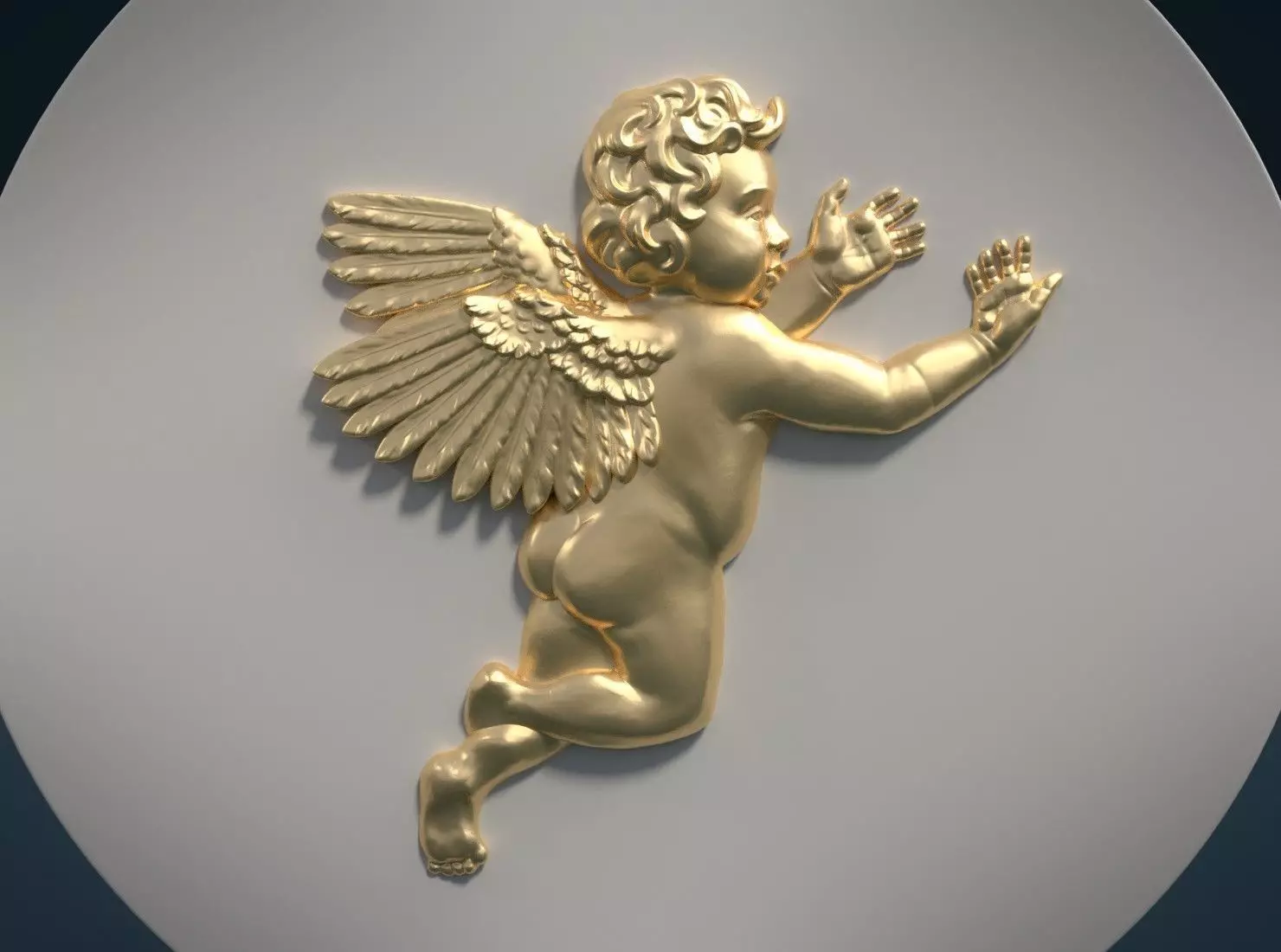 Print ready Cherub 3D print model_0
