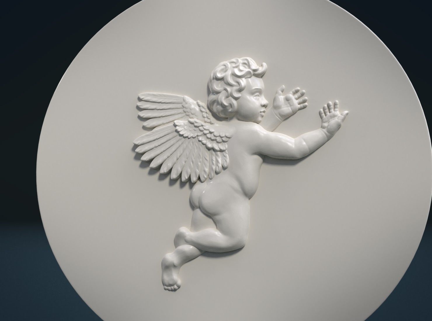Print ready Cherub 3D print model_1