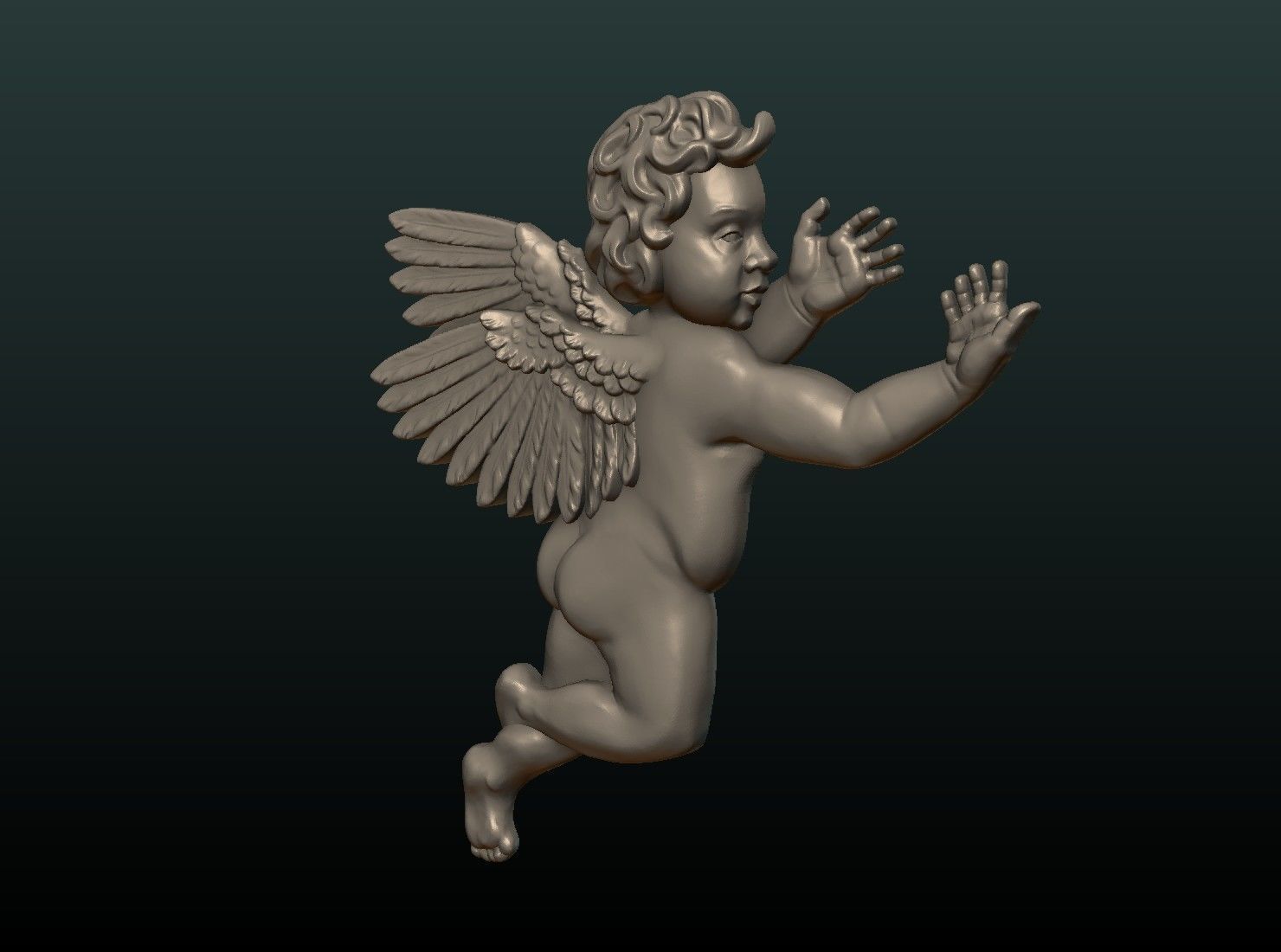 Print ready Cherub 3D print model_5