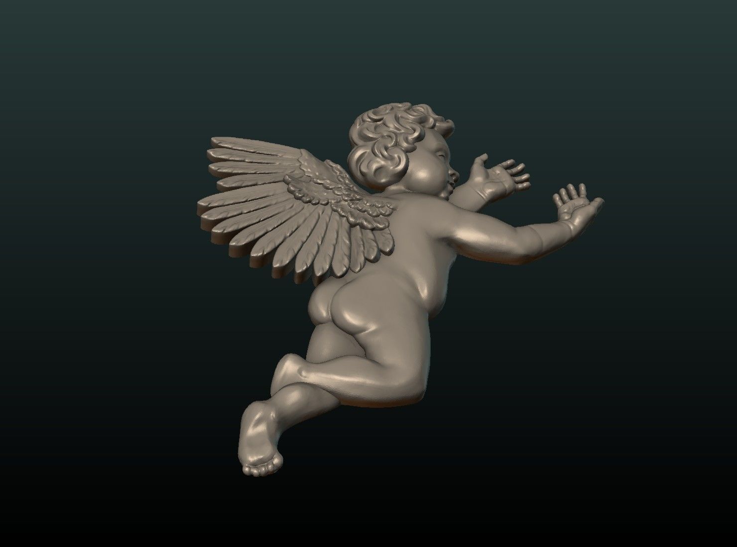 Print ready Cherub 3D print model_2