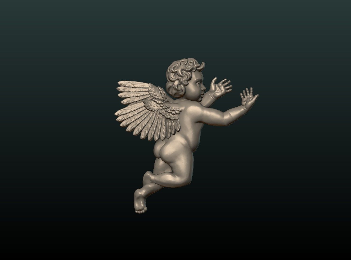 Print ready Cherub 3D print model_6