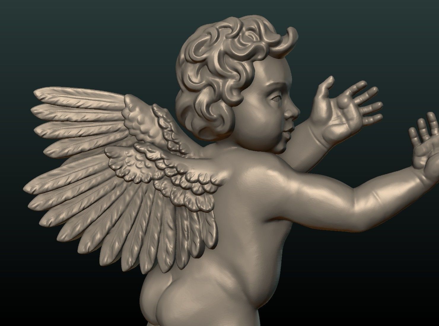 Print ready Cherub 3D print model_10